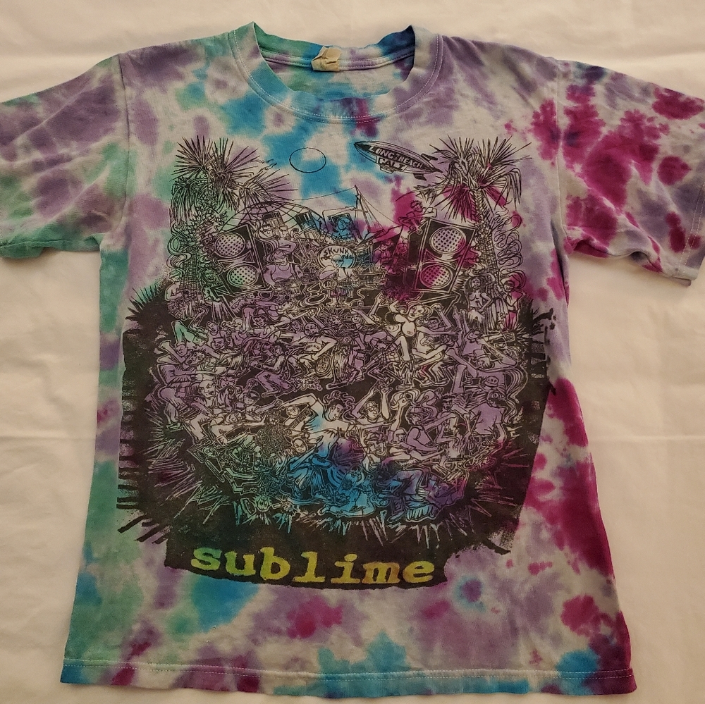 Vintage Sublime Tye Dye T-shirt Size Small
